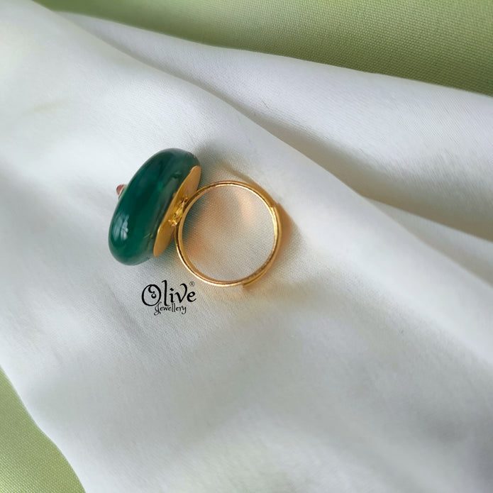 Natural Stone Tanjor Finger Rings -134