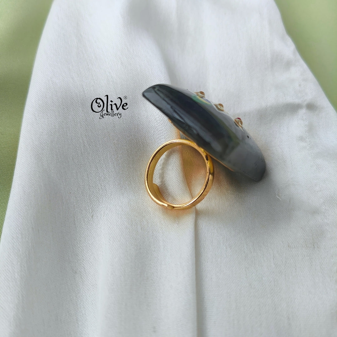 Natural Stone Tanjor Finger Rings -137