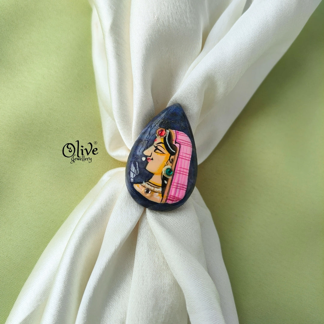 Natural Stone Tanjor Finger Rings -142