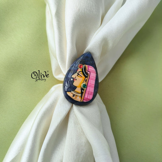 Natural Stone Tanjor Finger Rings -142