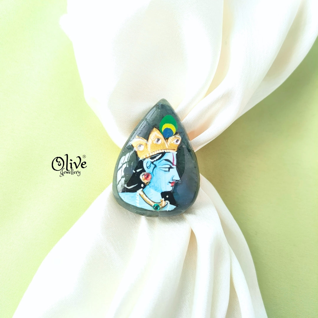 Natural Stone Tanjor Finger Rings -144