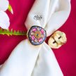 Natural Stone Tanjore Finger Ring -152