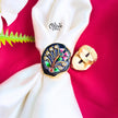 Natural Stone Tanjore Finger Ring -157