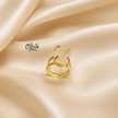 Natural Stones Finger Rings - Claw Fitting - Big Rough Shape -0199