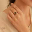 Natural Stone Finger Rings - Collet Fitting - 220