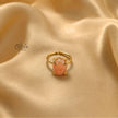 Natural Stone Finger Rings - Claw Fitting - Oval Shape - Full Finished -240