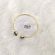Natural Stones Kada - Collet Fitting - Round - Small Shape