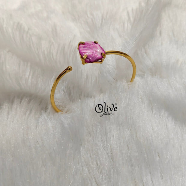 Natural Stones Kada - Claw Fitting - MOP
