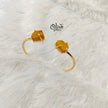 Natural Stones Kada - Claw Fitting - Drop Shape -
