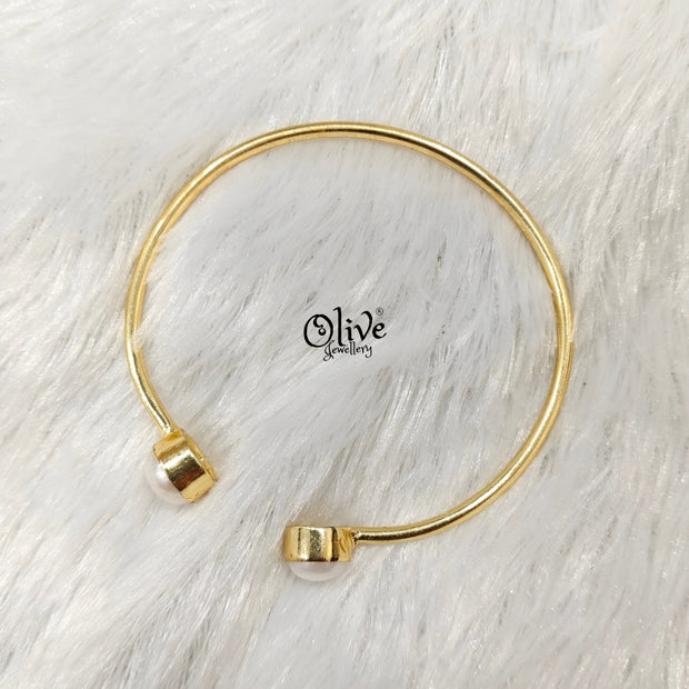 Fresh Water Pearls - Collet Fitting - Two Pearls
