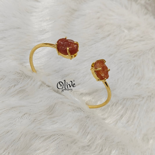 Natural Stone - Claw Fitting - Rough Shape - Oval
