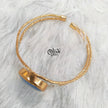 Natural Stones Kada - Collet Fitting - Big Oval Shape - Single Stone