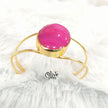 Natural Stones Kada - Collet Fitting - Big Oval Shape