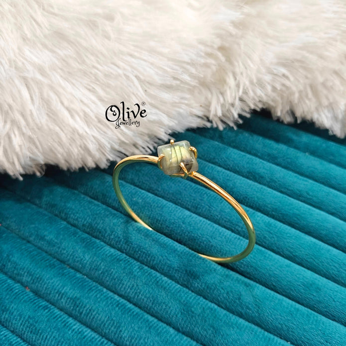 Natural Stone Kada - Claw Fitting - Full Finished - Square Shape