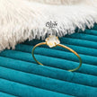 Natural Stone Kada - Claw Fitting - Full Finished - Square Shape