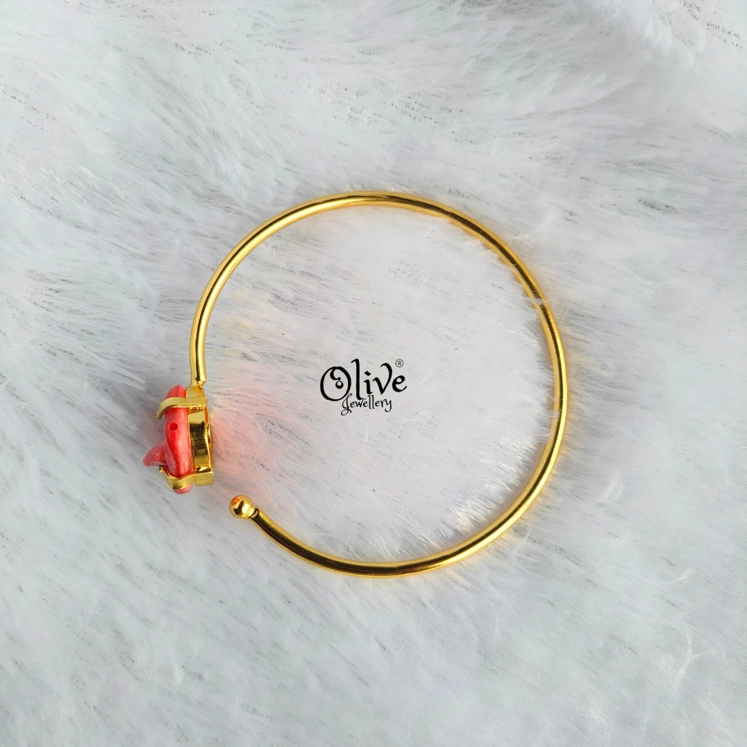 Natural Stones Kada - Claw Fitting - MOP