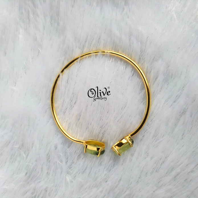 Natural Stones Kada - Claw Fitting - Finished Shape