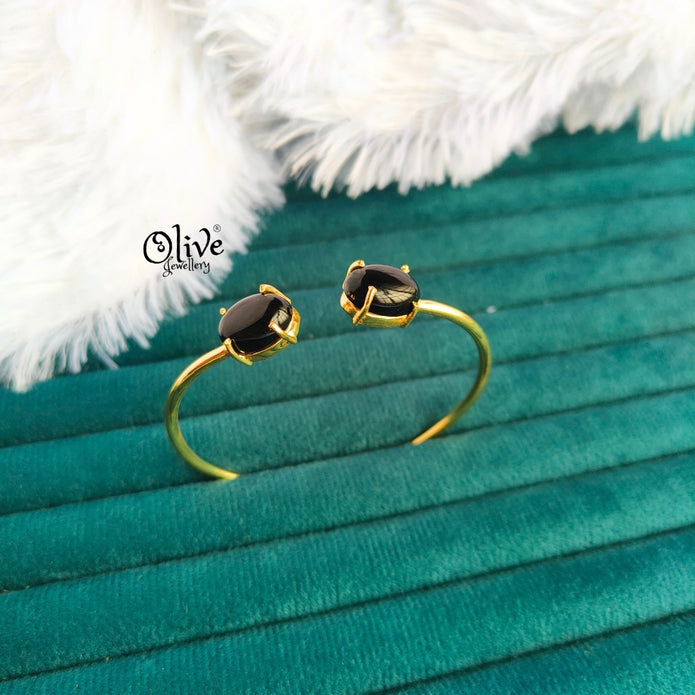 Natural Stones Kada - Claw Fitting - Finished Shape