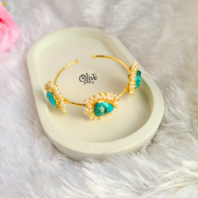 Natural Stones Kada - Collet Fitting