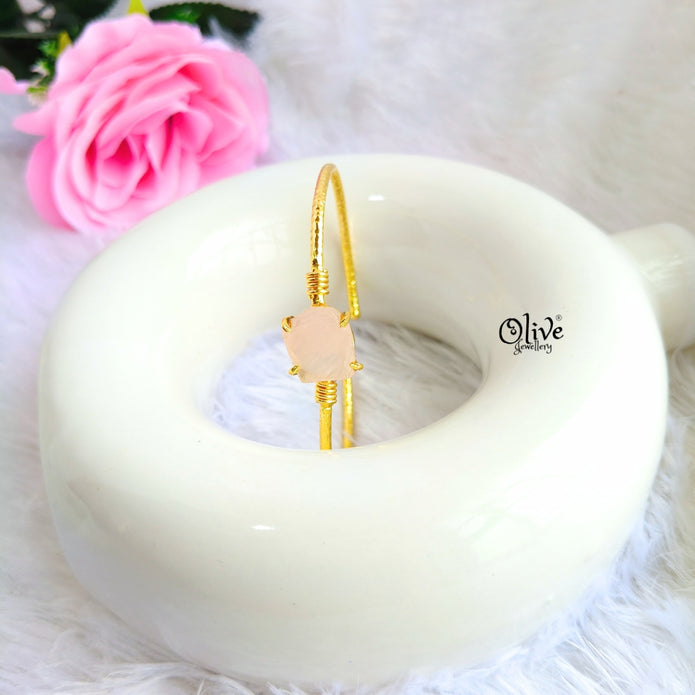 Natural Stones Kada - Claw Fitting - Rough Shape