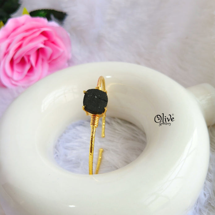 Natural Stones Kada - Claw Fitting - Rough Shape