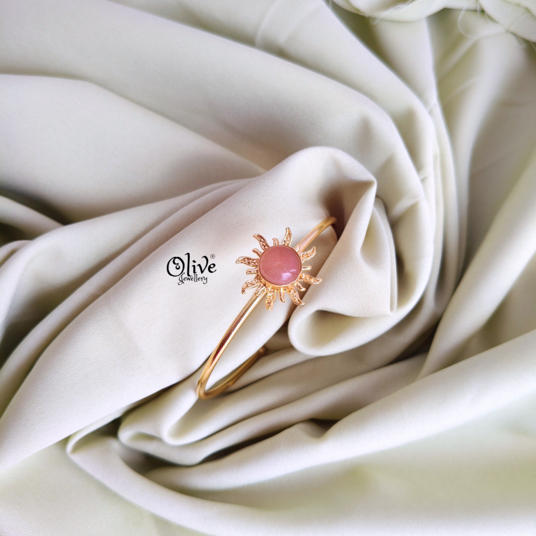 Natural Stone Kada - Collet Fitting - 223