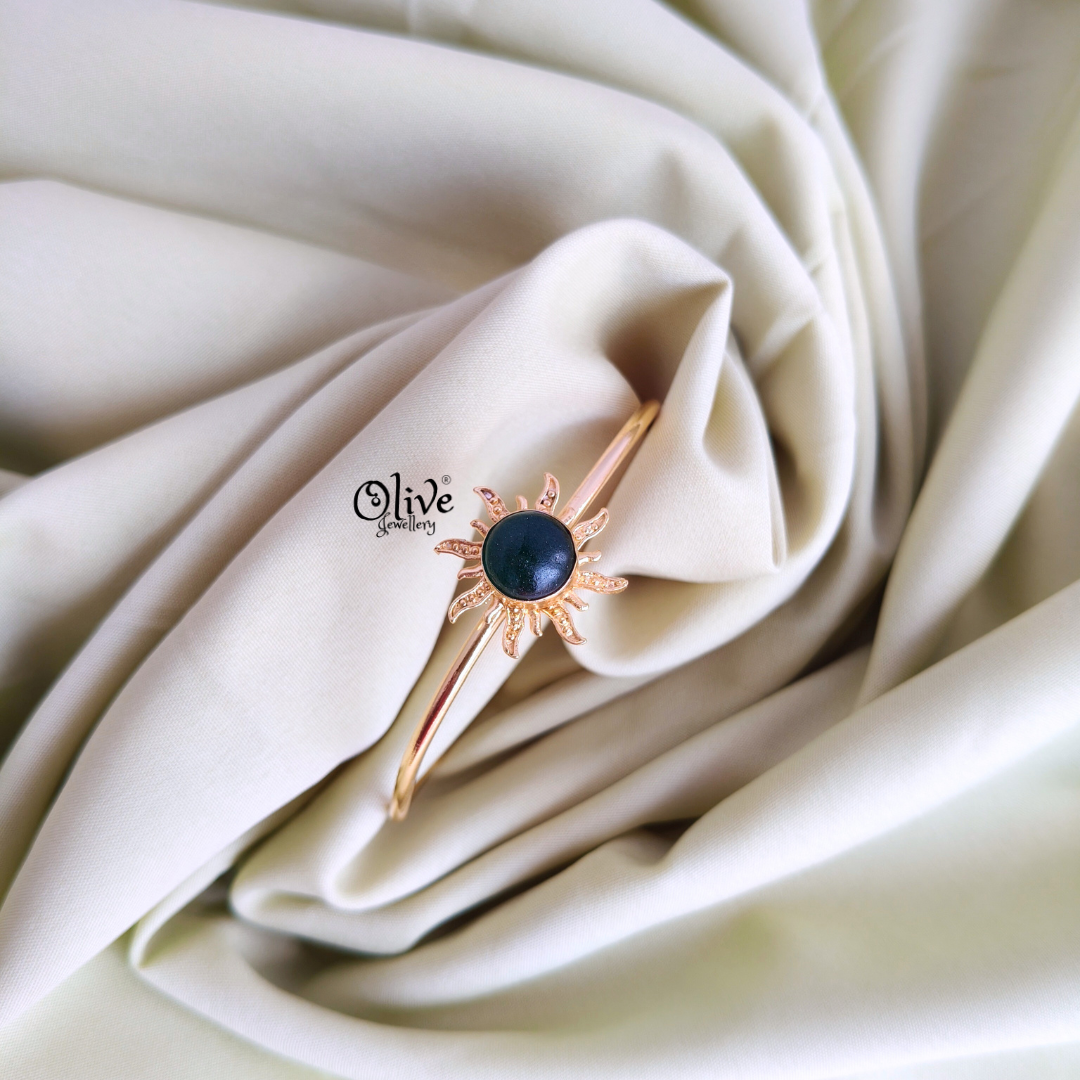 Natural Stone Kada - Collet Fitting - 223