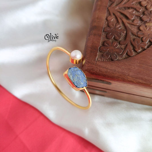 Natural Stone Kada - Collet Fitting - 243