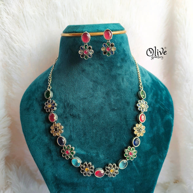 Oxidized Neckset - 89