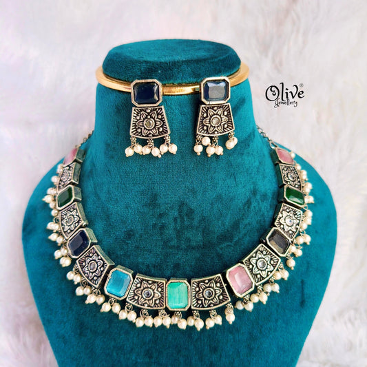 Oxidized Choker - 114