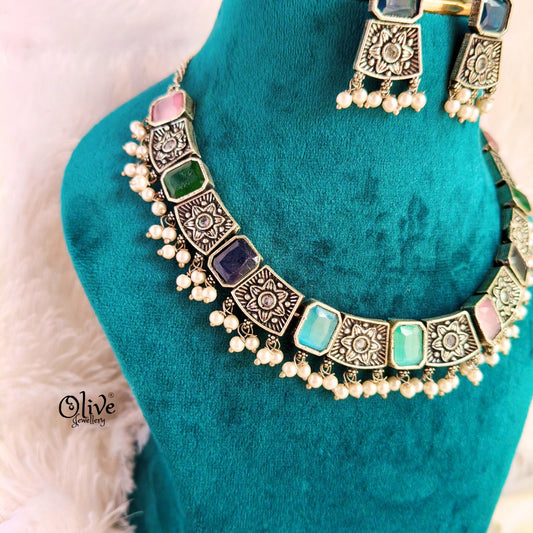 Oxidized Choker - 114