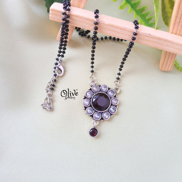 Oxidized Black Beads-184