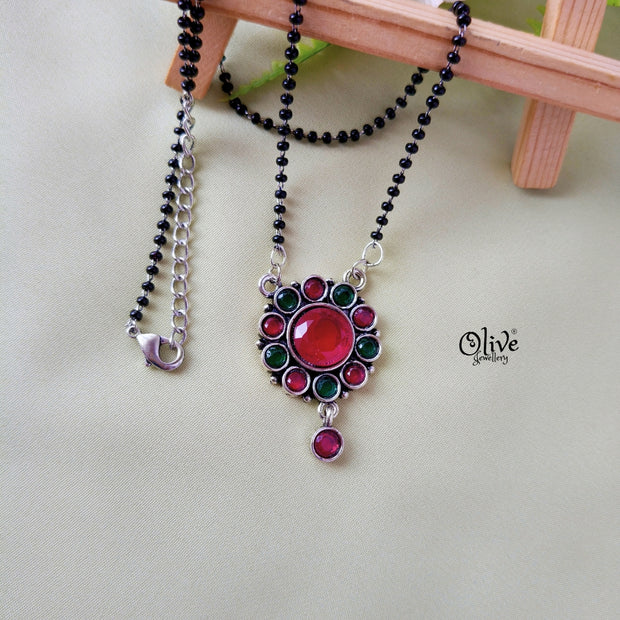 Oxidized Black Beads-184