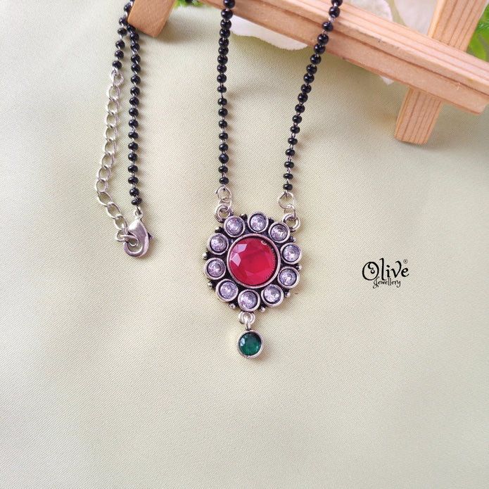 Oxidized Black Beads-184