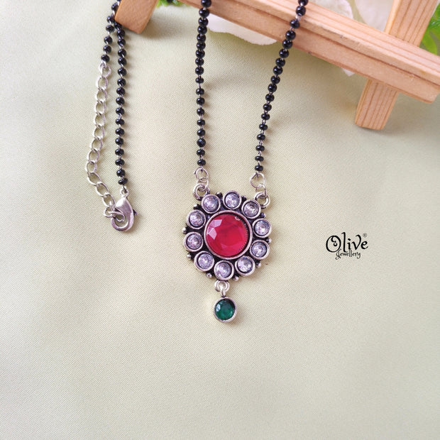 Oxidized Black Beads-184