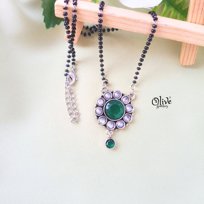 Oxidized Black Beads-184