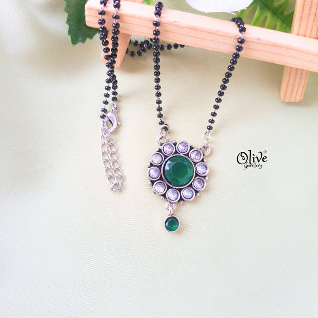 Oxidized Black Beads-184