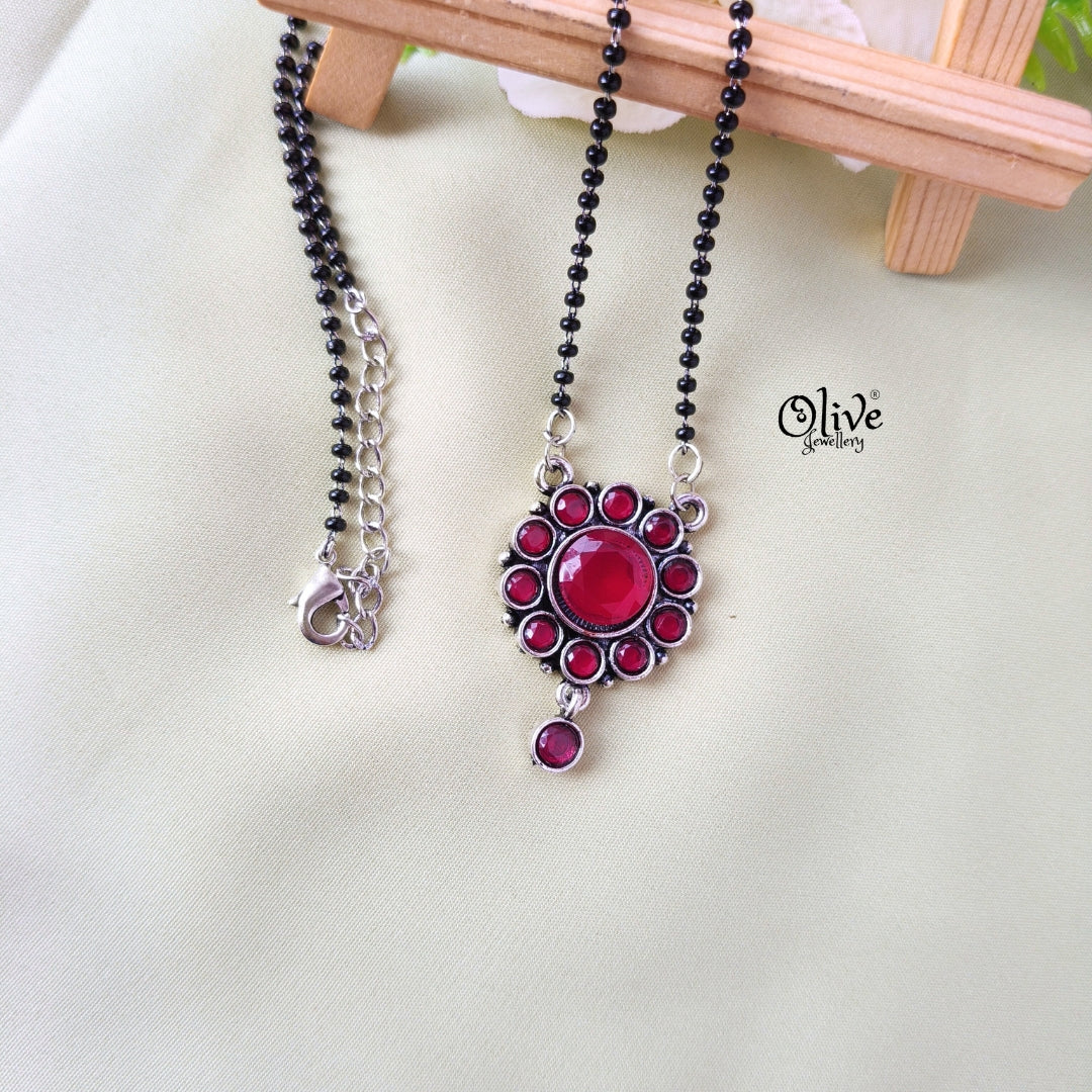 Oxidized Black Beads-184