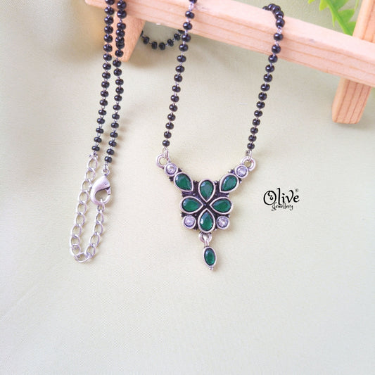 Oxidized Black Beads-193