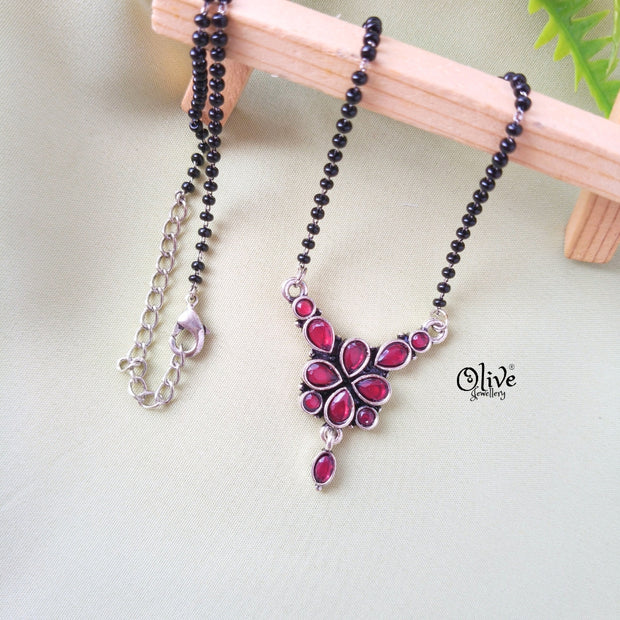 Oxidized Black Beads-193