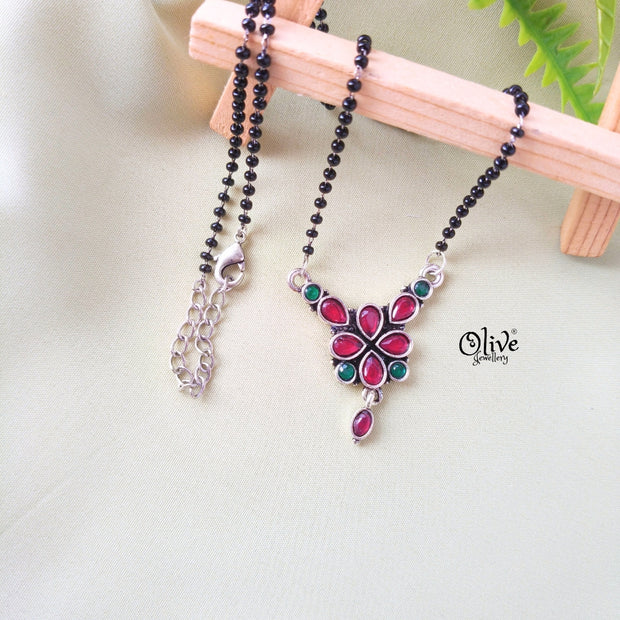 Oxidized Black Beads-193