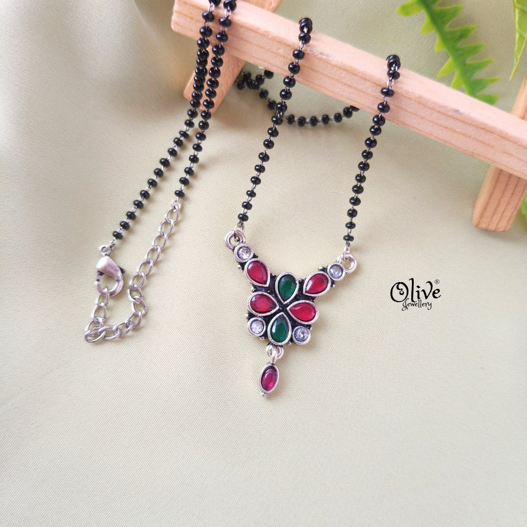 Oxidized Black Beads-193