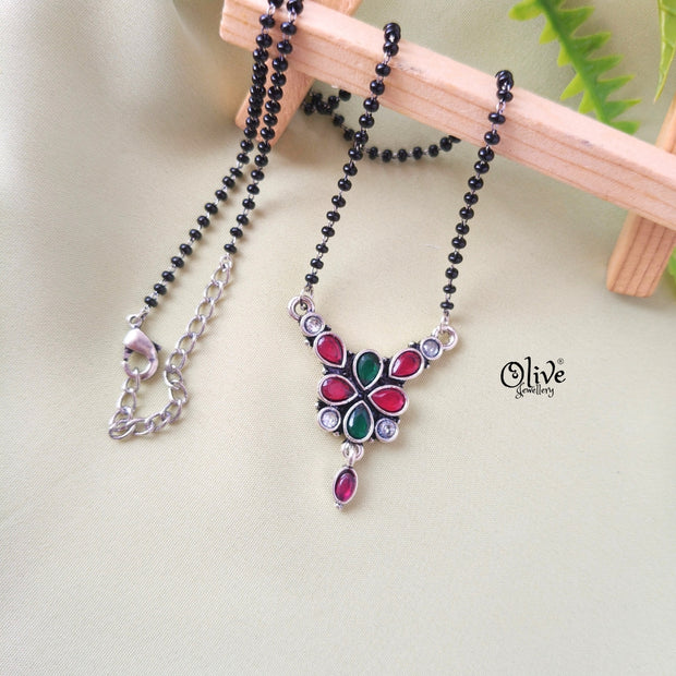 Oxidized Black Beads-193
