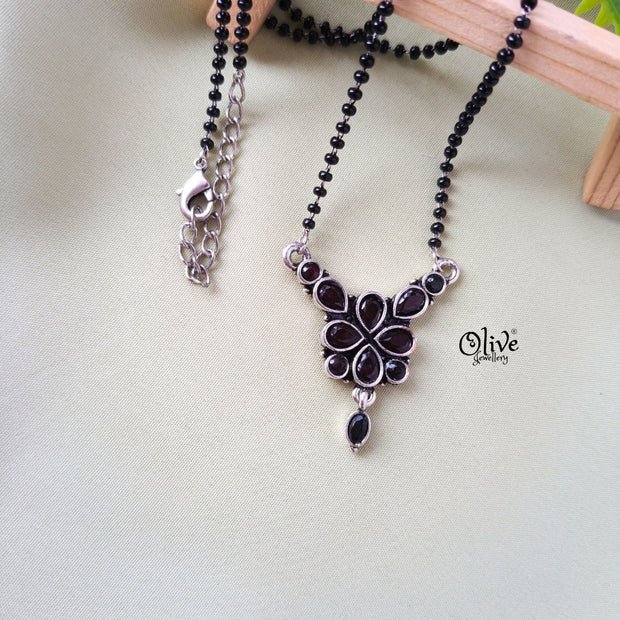 Oxidized Black Beads-193
