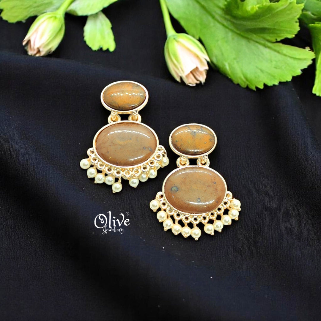 Oxidized Earrings - 1