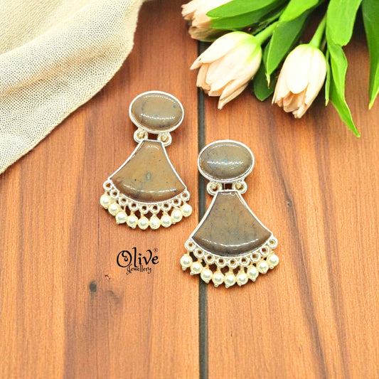 Oxidized Earrings - 11