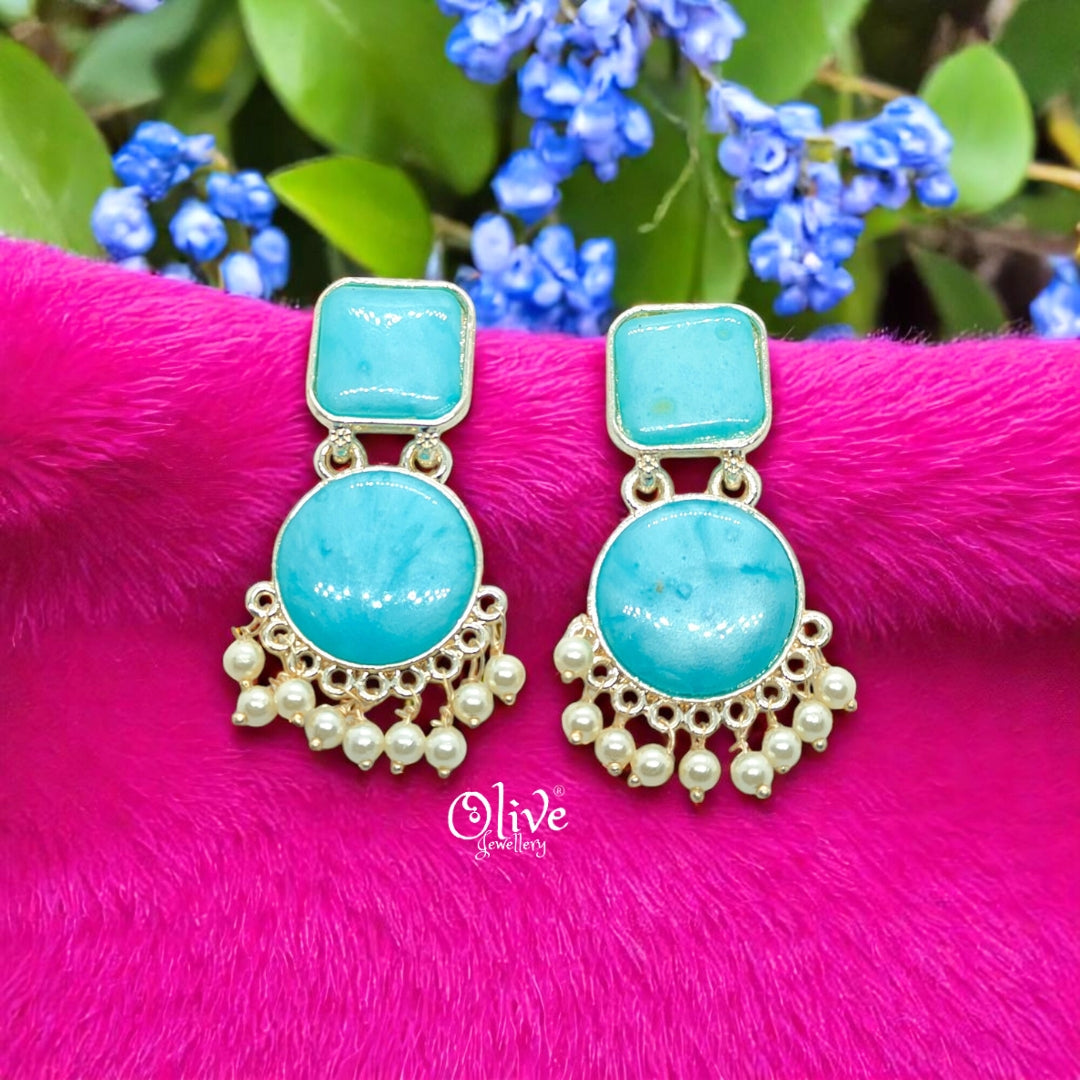 Oxidized Earrings - 27
