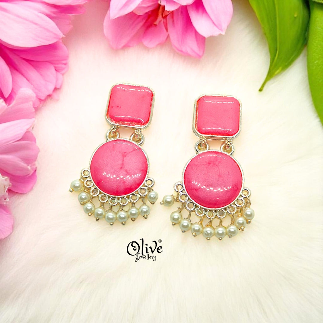 Oxidized Earrings - 27