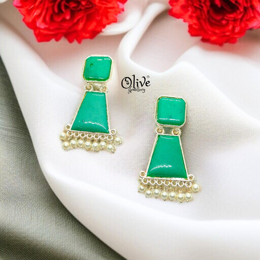 Oxidized Earrings - 37