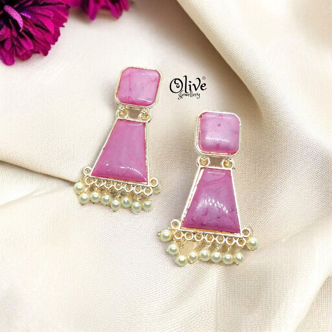 Oxidized Earrings - 37
